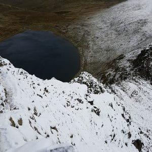 Striding Edge from Helvellyn, Ullswater on Saturday 5th November