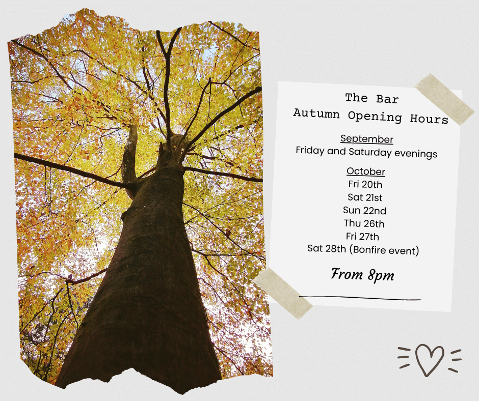 Bar opening times Ullswater Holiday Park